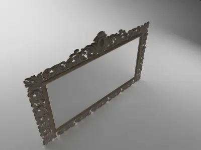 Decorated Mirror Vicalhome 3D model