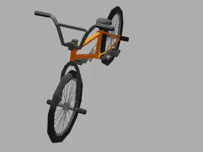 LOW POLY BMX Bicycles Free low-poly 3D model