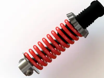 shock absorber 3D print model