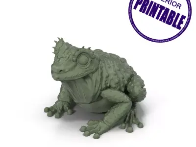 frog printable 3D print model