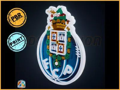 Porto logo - Cinematic - 3D print 3D model
