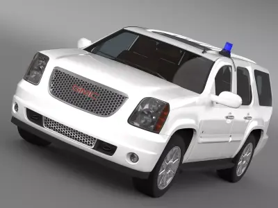GMC Denali FBI 3D model