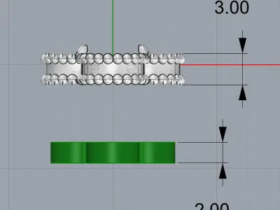 Pendant Vintage Alhambra 3D print model