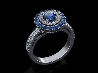 Women Ring 17 3D print model