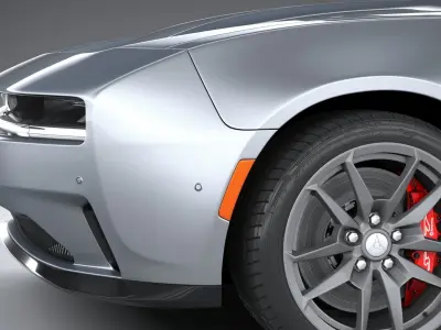 Dodge Charger Daytona 2024 3D model