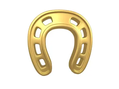 Horseshoe v1 004 Low-poly 3D model
