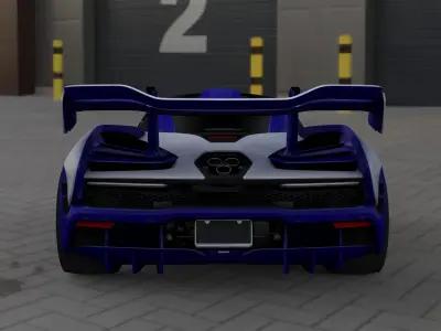 Mclaren senna 3D model by PIXELCRAZE