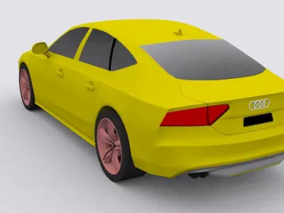 Audi s7 car 3D model