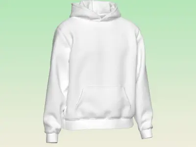 Hoodie for men 3D model