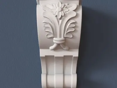 Decorative Corbel 3D model 16