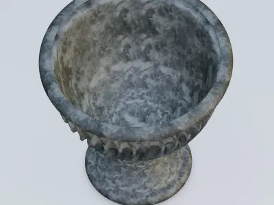 Garden urn planter19 3D model