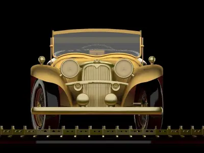 Antique car 3D model buy