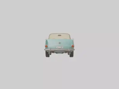 Retro Car Model 1 Low-poly 3D model