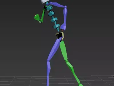 treadmill - running 3D model