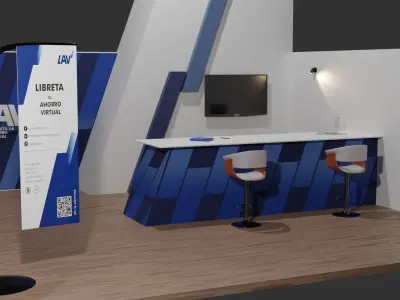 Exhibition Stand 1 3D model