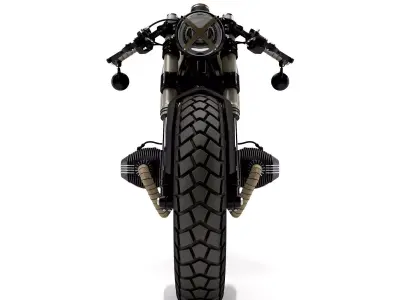 Cafe Racer R100 Motorcycle 3D model