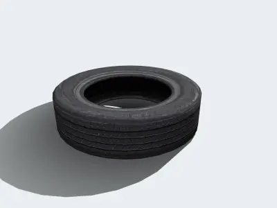 Wheel Low-poly 3D model Low-poly