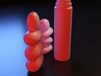 Vase ocean stone set 3D print model