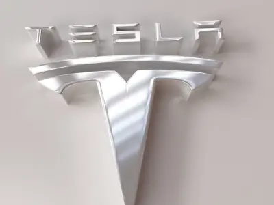 Tesla Logo 3D model