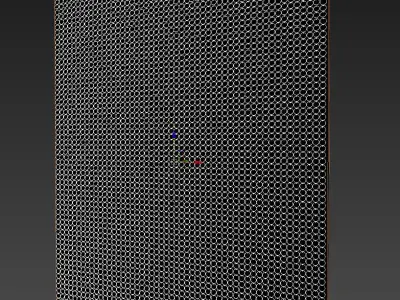 sequins decorative wall 02 3D model 3D model