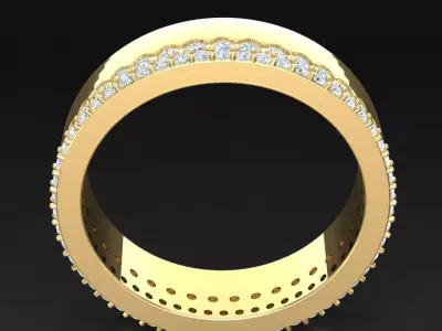 Luxury Men Rings Designs 5MR065 3D print model
