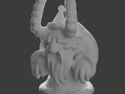 Krampus the other santa 3D print model