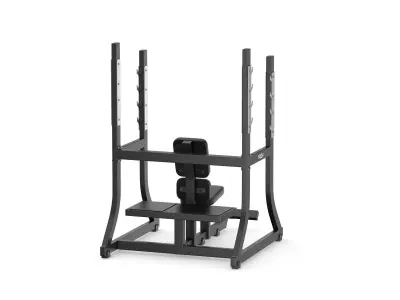 Technogym Pure Olympic Military Bench 3D model