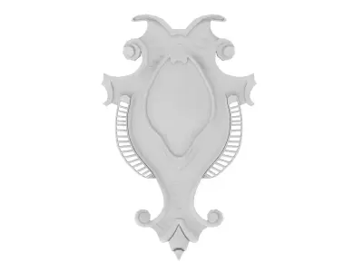 Cartouche Ornament 016 3D model