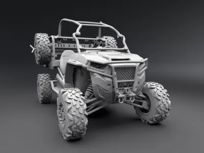 MRZR D2 scale model 3D print model