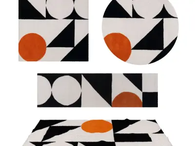Rugs No 888 Low-poly 3D model