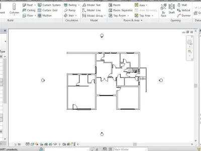 Residential Building Villa2 3D model