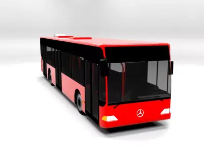 MERCEDES CITARO 530 EVOBUS LOWPOLY Low-poly 3D model