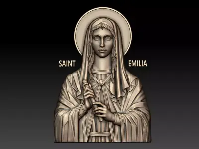 Saint Emilia of Caesarea 3D print model