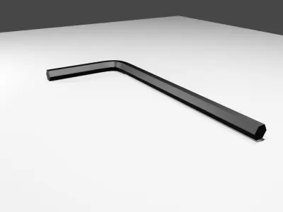 Hex Key Tool - Chave Allen Sextavada Low-poly 3D model