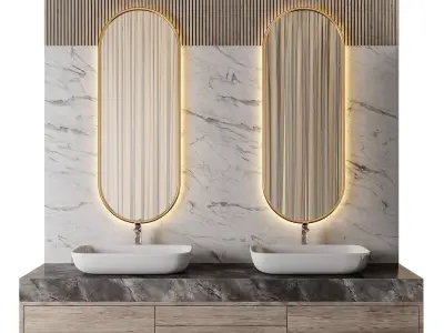 Luxury Bathroom 77 3D model