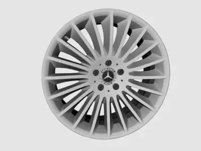 Wheels mercedes maybach S 500 3D model