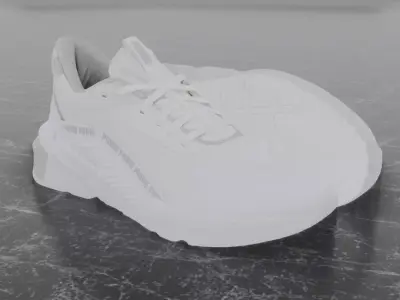 Puma 3D Shoes - White Low-poly 3D model