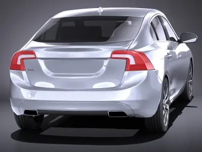Volvo S60 2014 VRAY 3D model