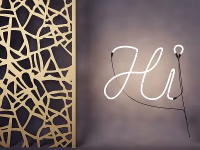 Decorative Panel-Screen 3D Model 3D model