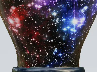 Vase26 vase with galaxy design 3D model