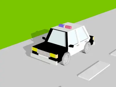 Car Pack Low Poly Low-poly 3D model