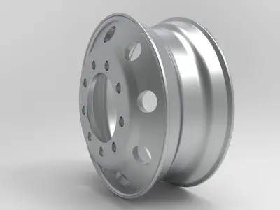 Car rim 3D model 17