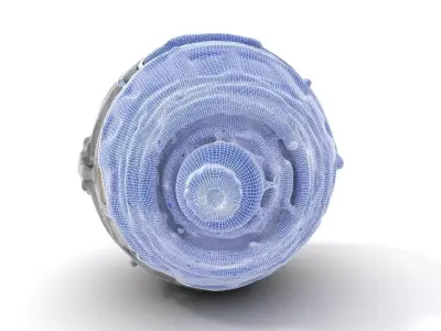 Futuristic Energy Core model pack Low-poly 3D model