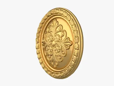 Classic decor ornament 263 3D model