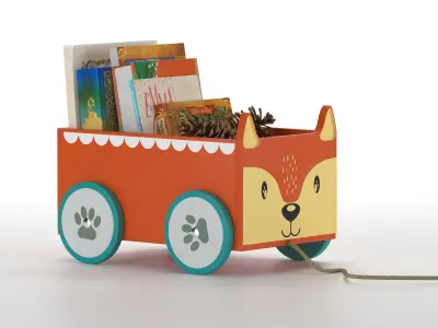 fox baby car 3D model