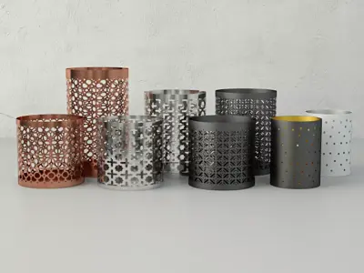 Tealight holders by HM Home 3D model