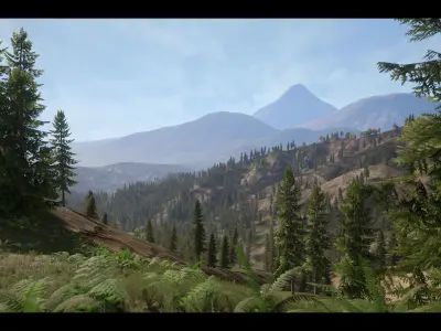 Realistic Forest Pack - UE4 3D model