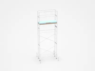 Movable Double-sided Industrial Platform 3D model