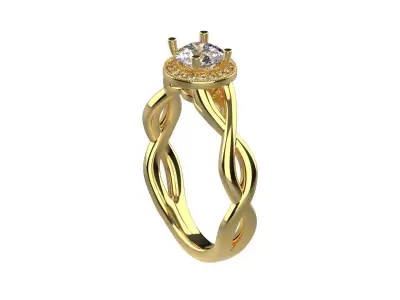ring code  494 3D print model