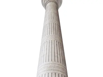 Throne Room Pillar 3D model